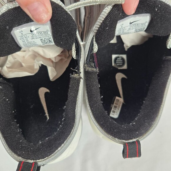 Nike Air Max 97 OG Silver Bullet 2022 Metallic Sneakers Women's 9 - Picture 8 of 8